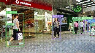 Advanced multi-object tracking demo
